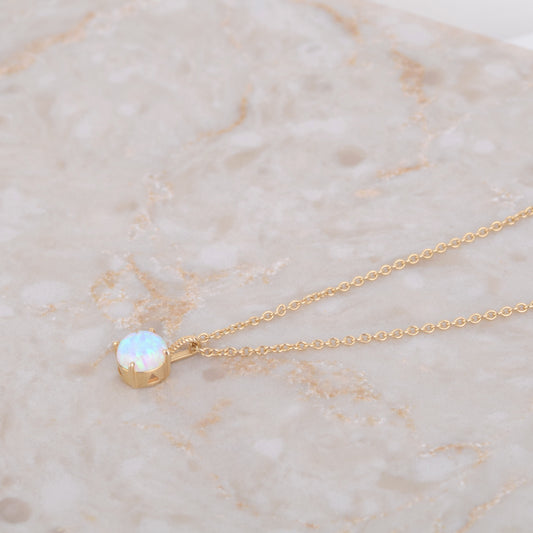 Ketting 14k opal Gem