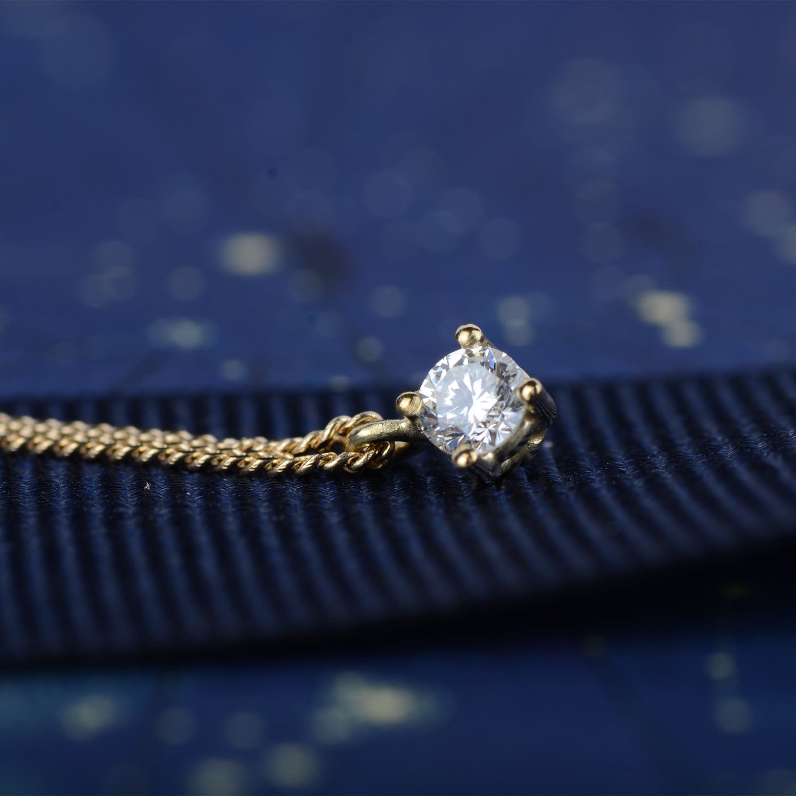 Necklace 14k pure diamond