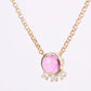 ketting 14k ruby sunset