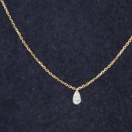 Ketting 18k dangling brilliance