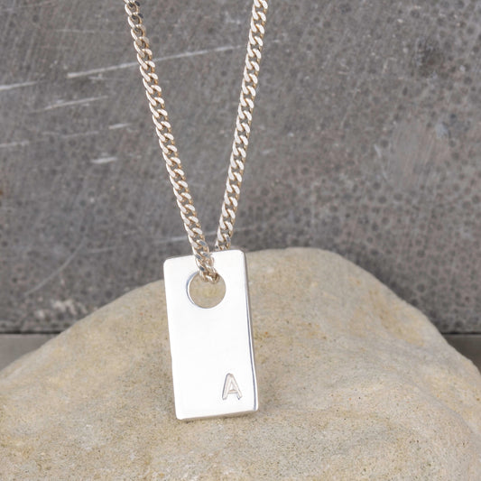 Ketting pendant rectangle