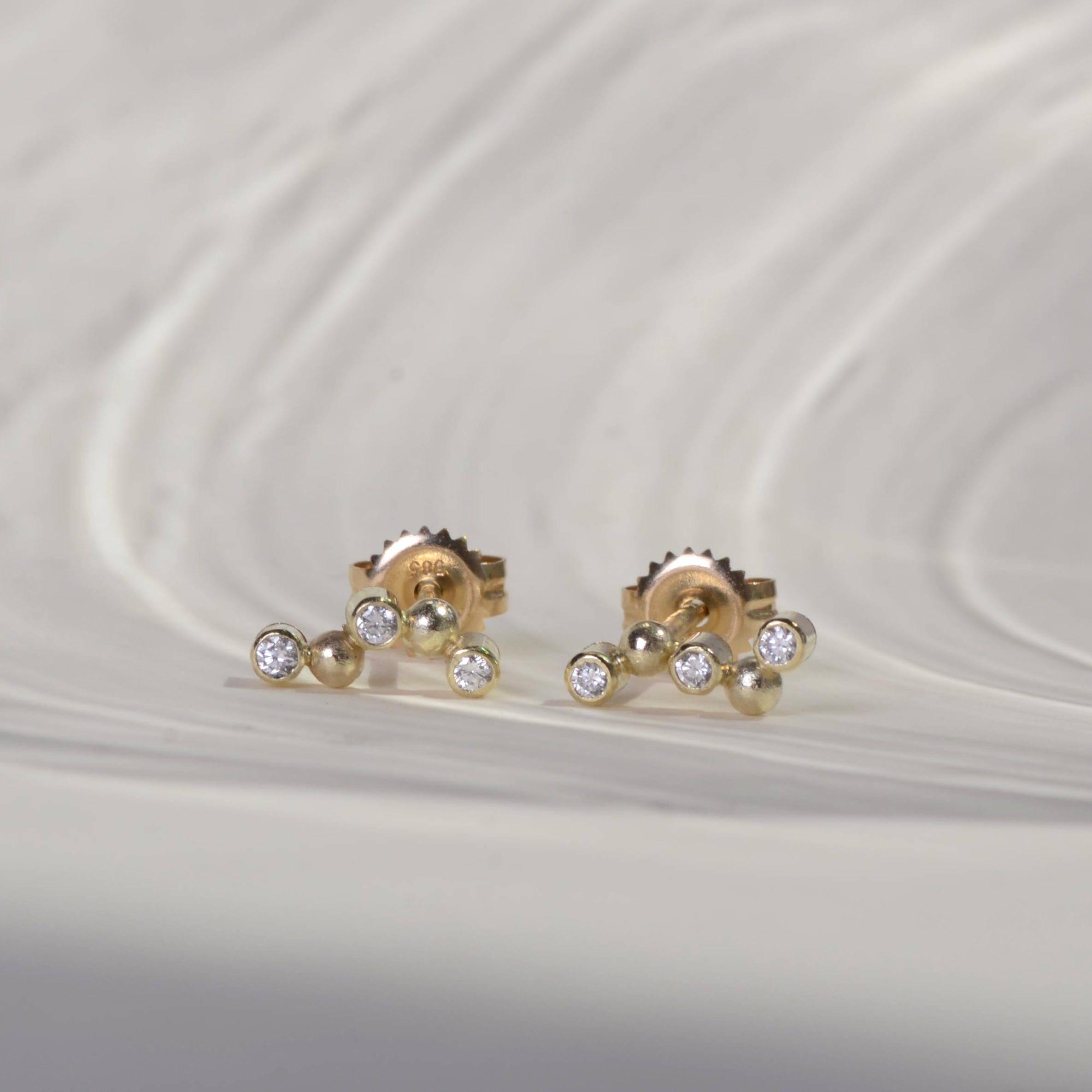 Oorbel 14k constellation