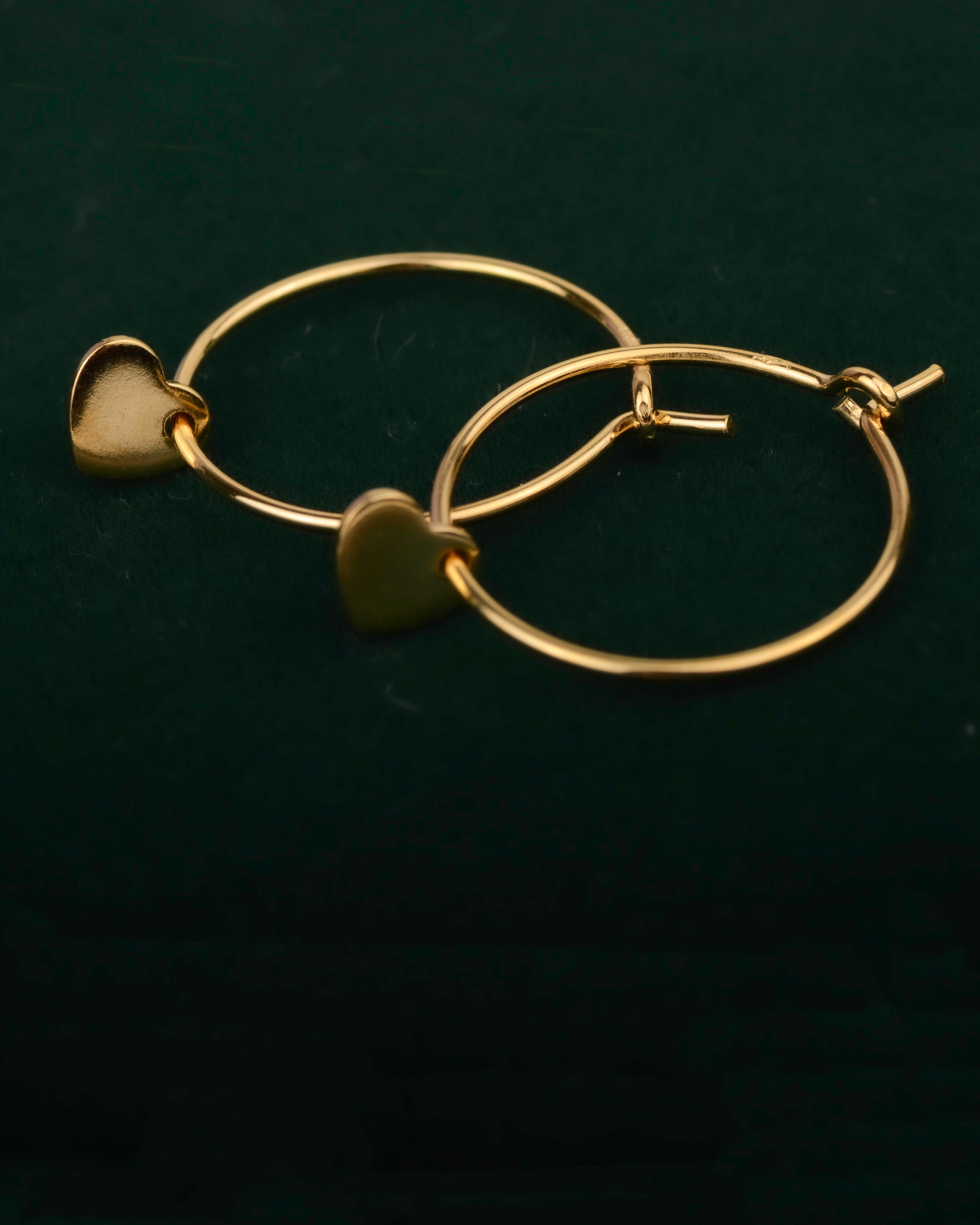 Oorbellen hoops limited heart