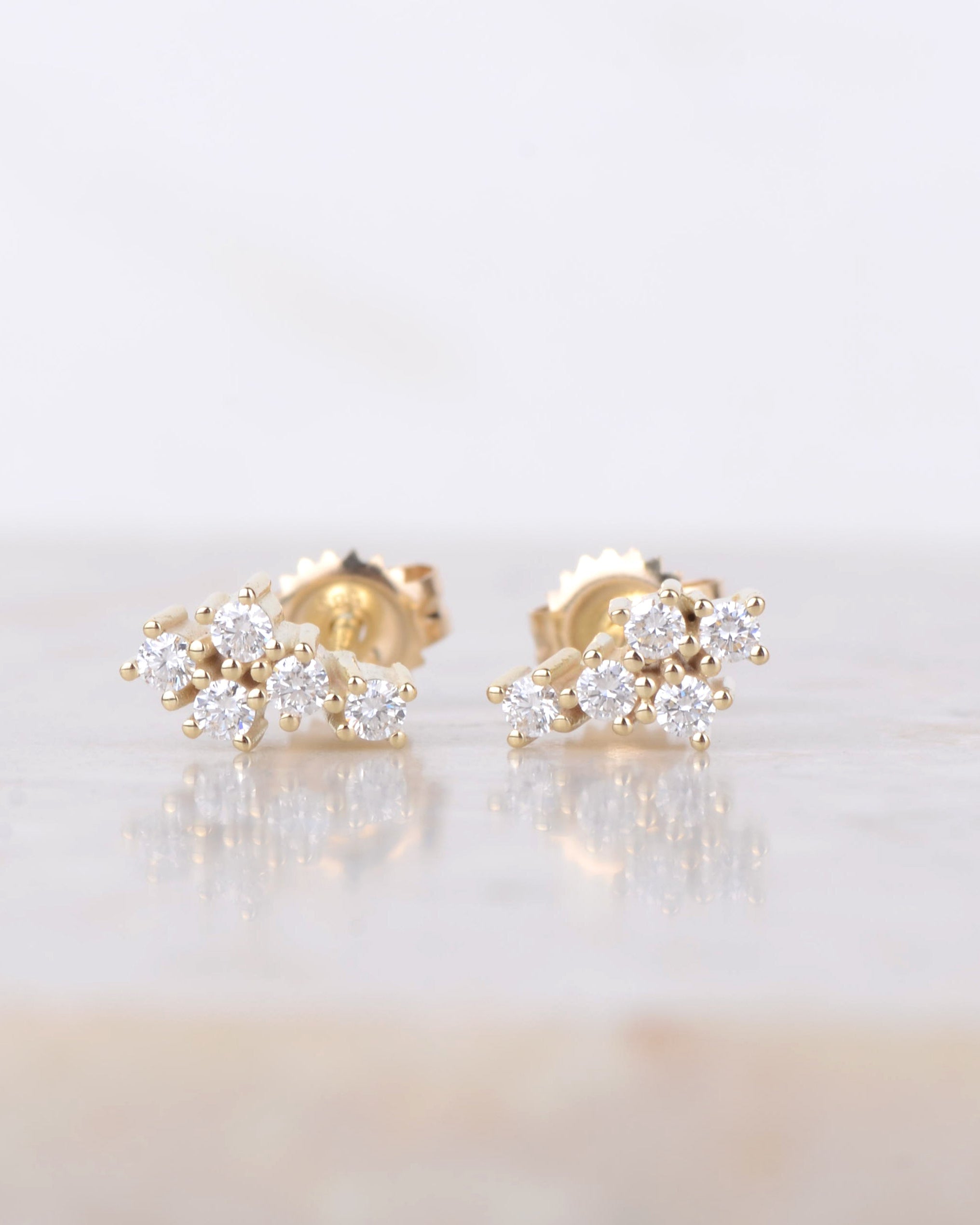Oorbellen 14k starlight
