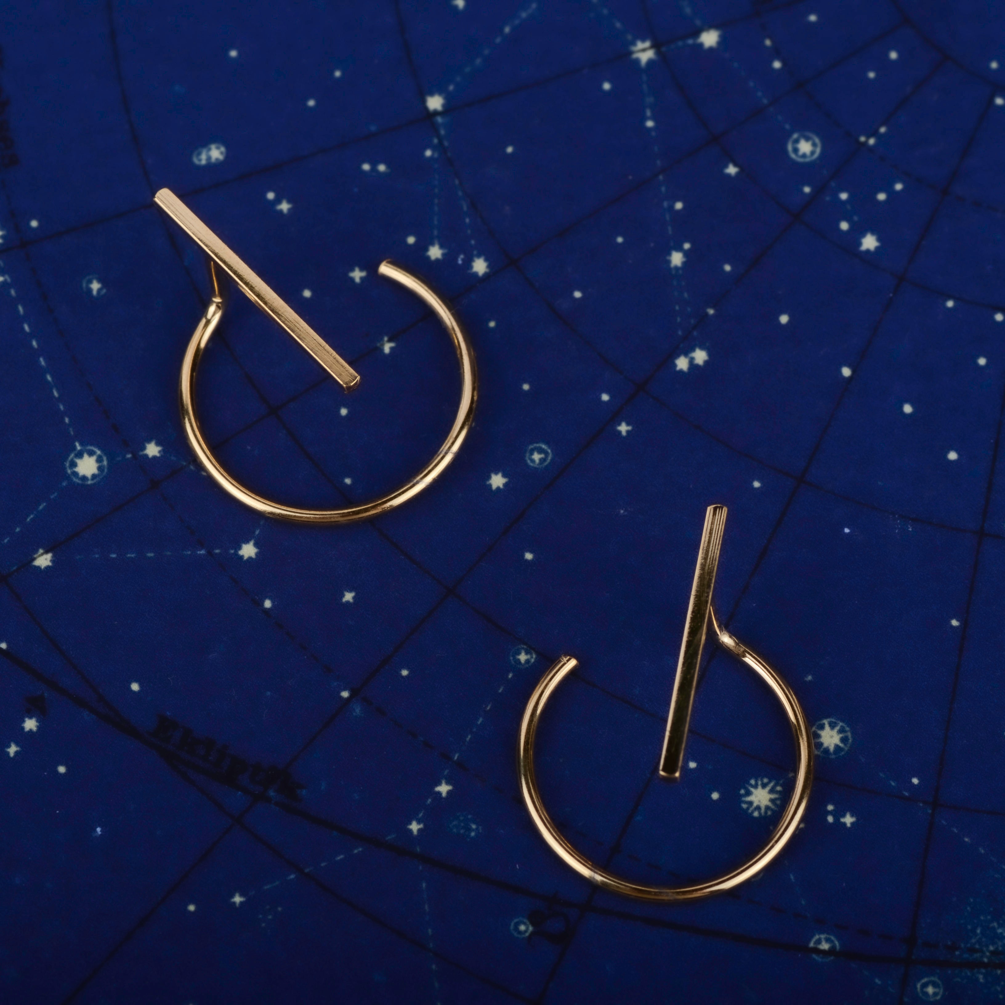 Oorbellen pluto stripe