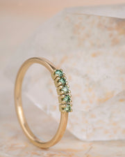 Ring 14k apple green