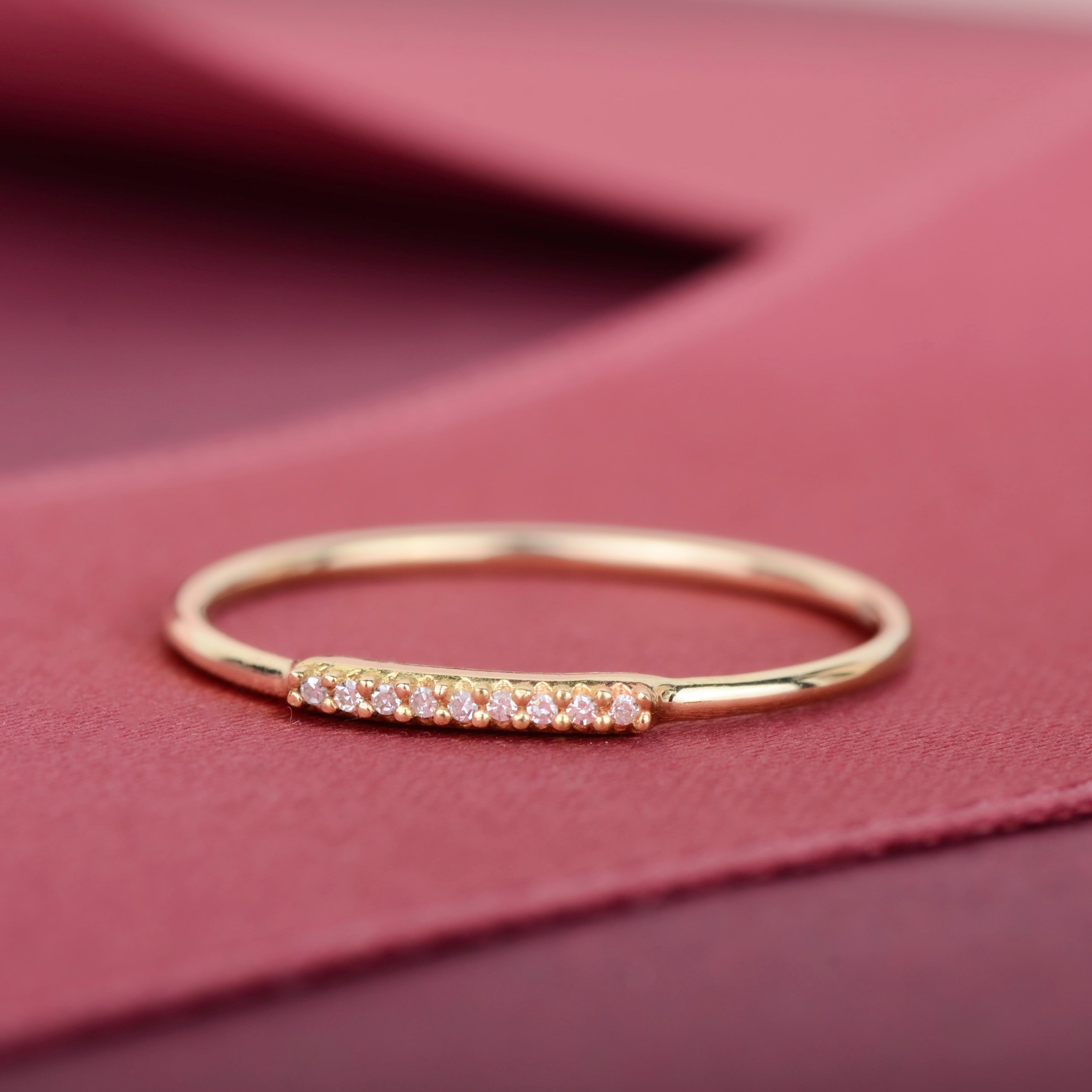 Ring 14k nine