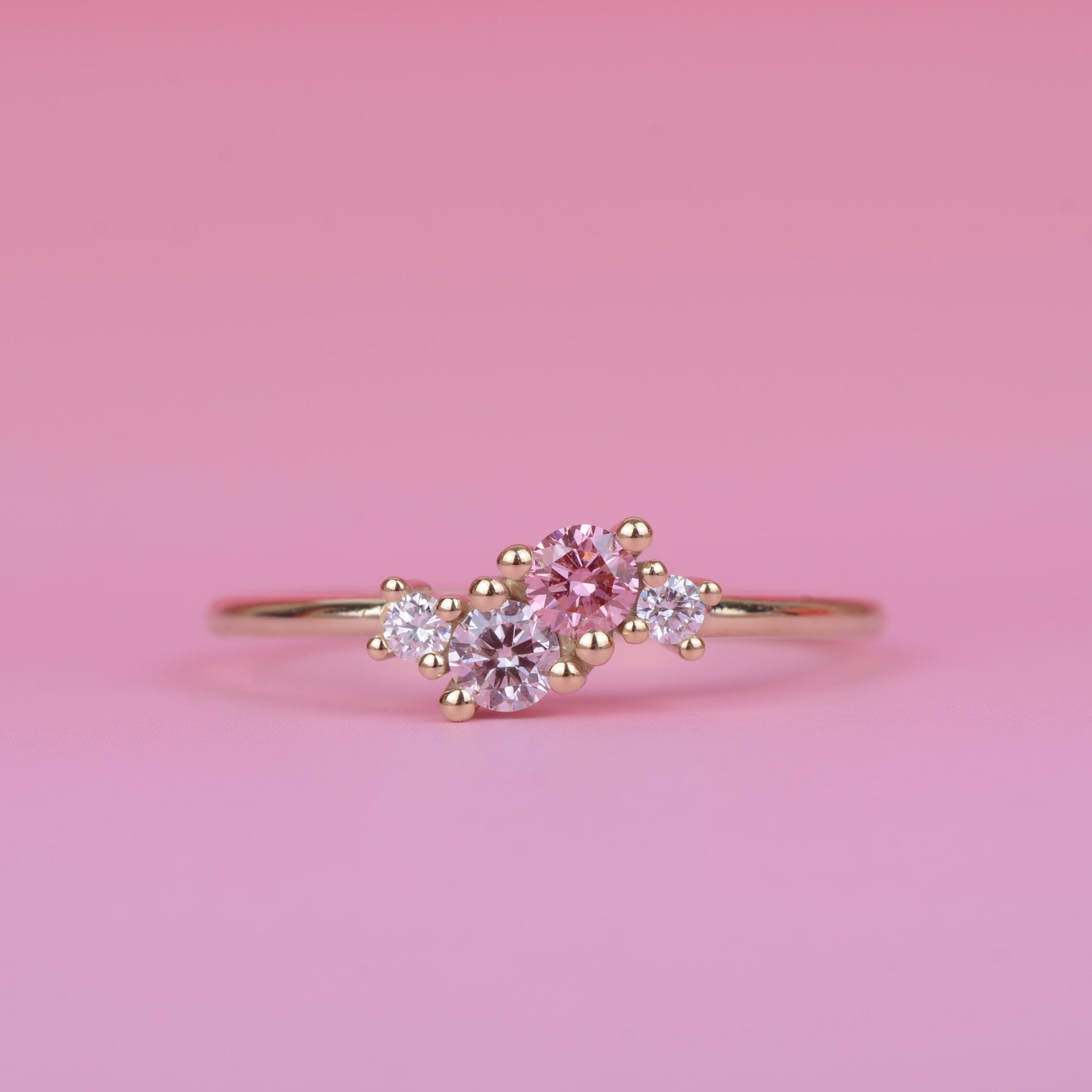 Ring 14k pink blush