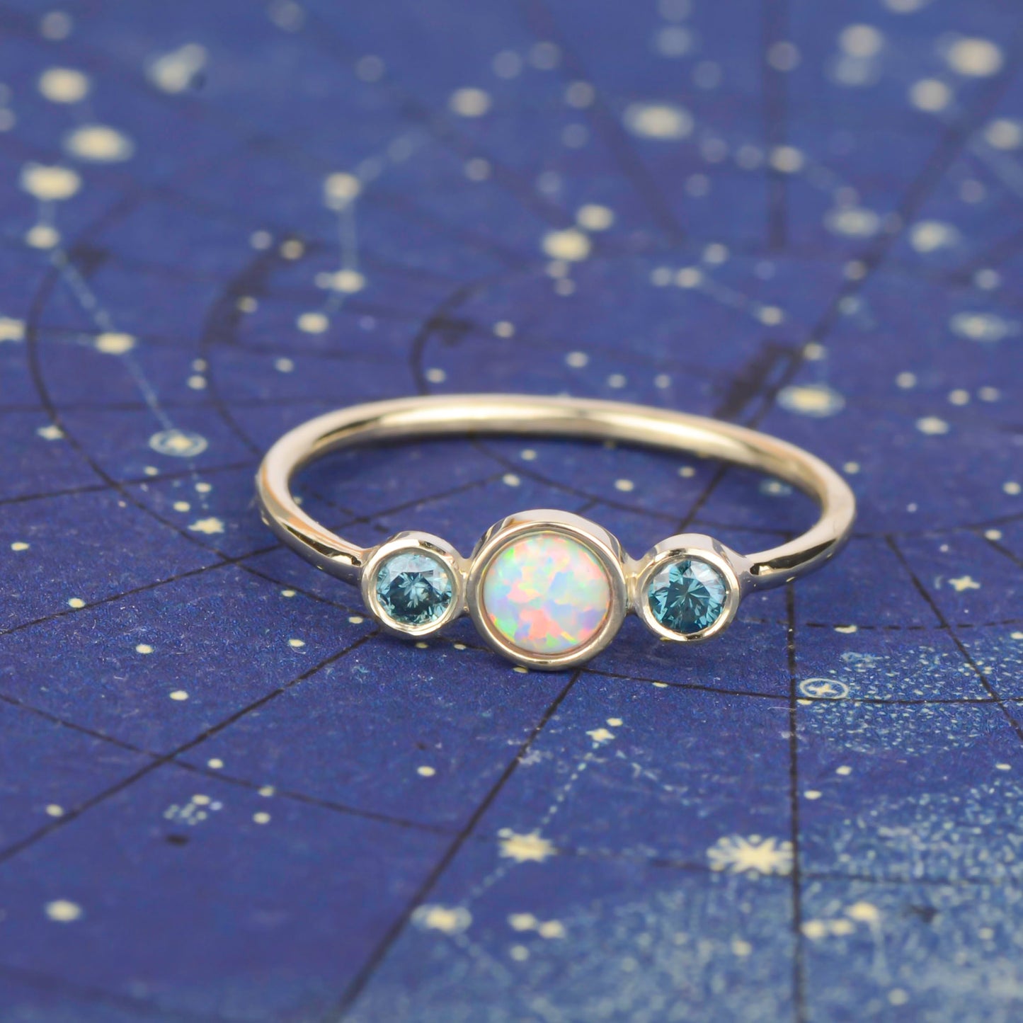 Ring 14k stargazing