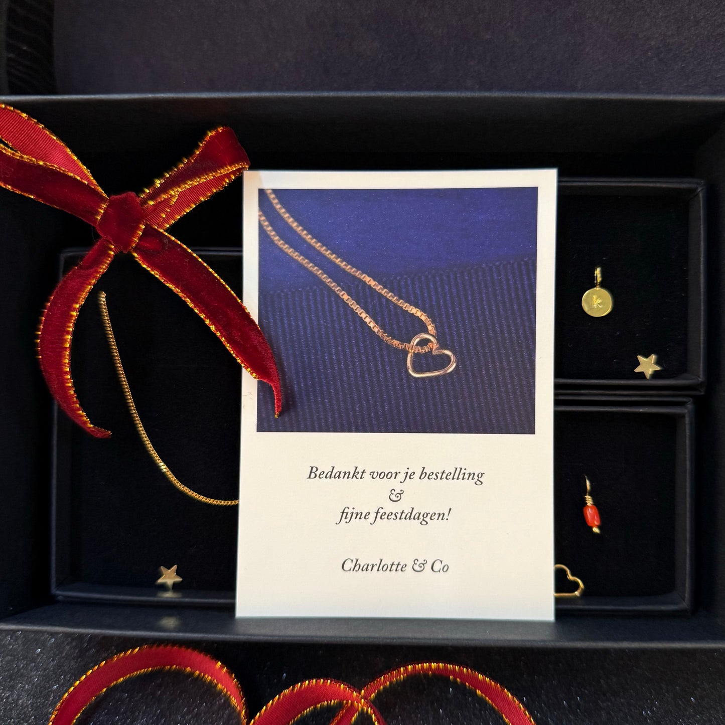 Christmas charm gift box