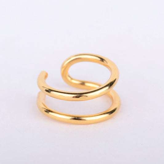 Cuff double hoop