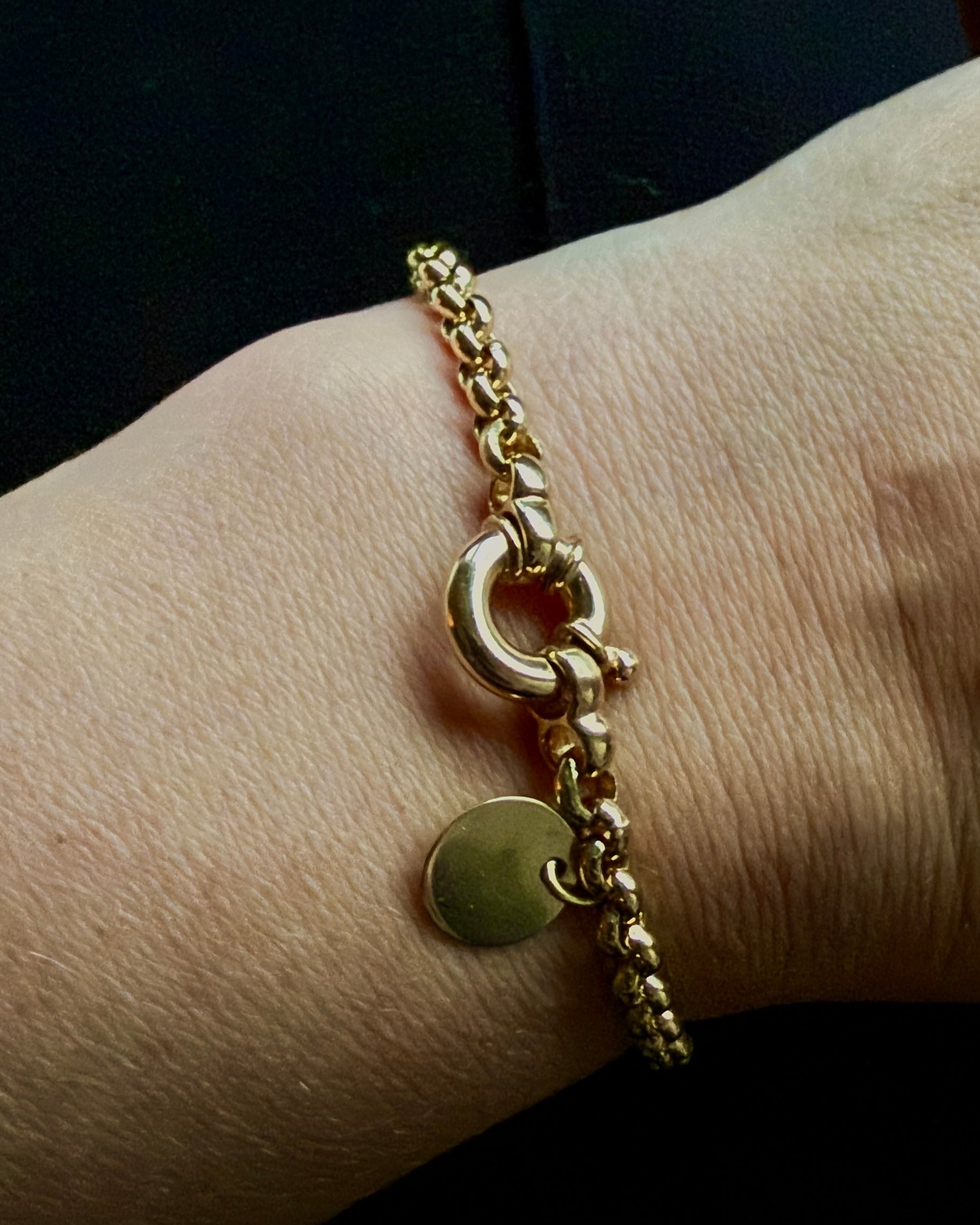 Heritage 14k armband + signature 14k pendant