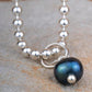 Ketting black pearl