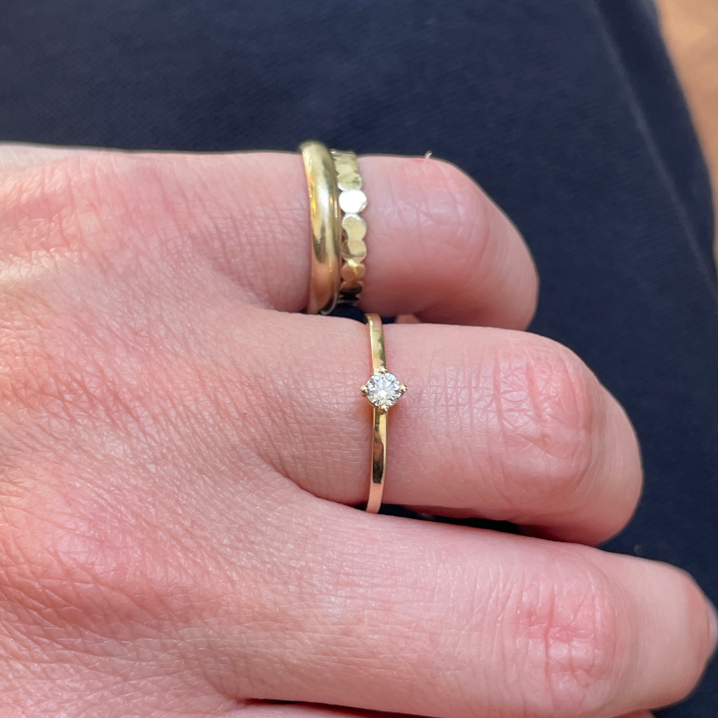 Ring 14k eternity diamond