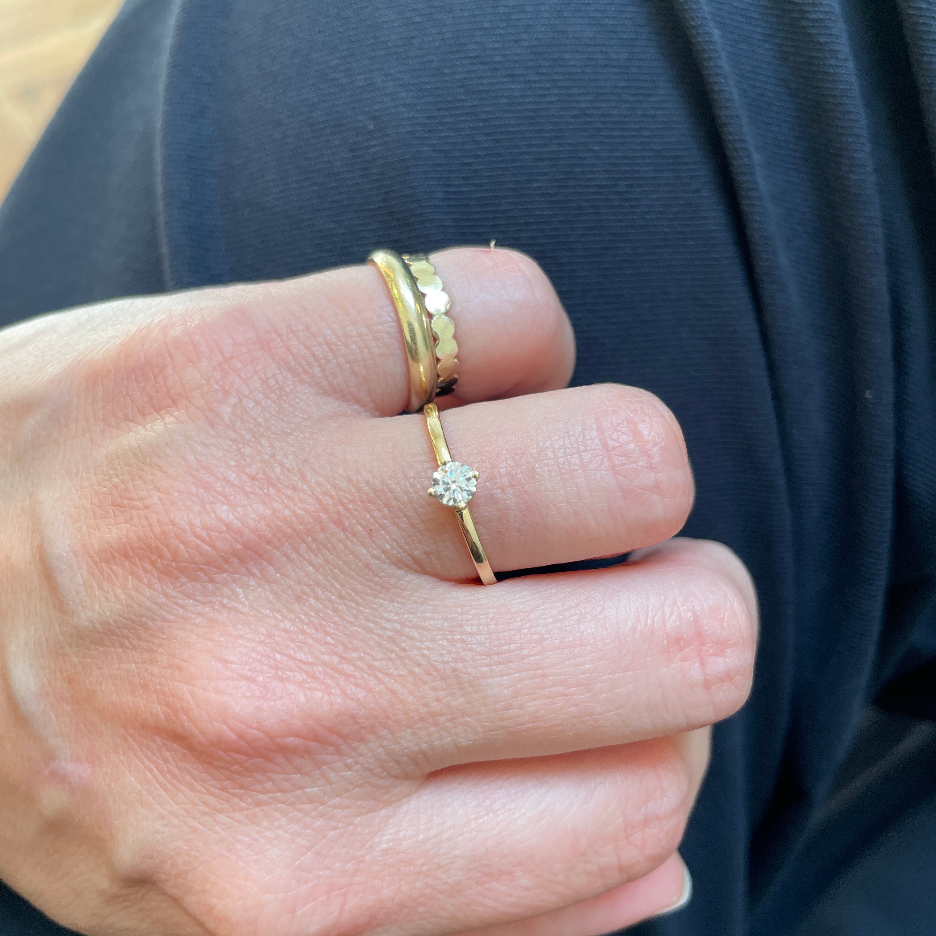 Ring 14k eternity diamond