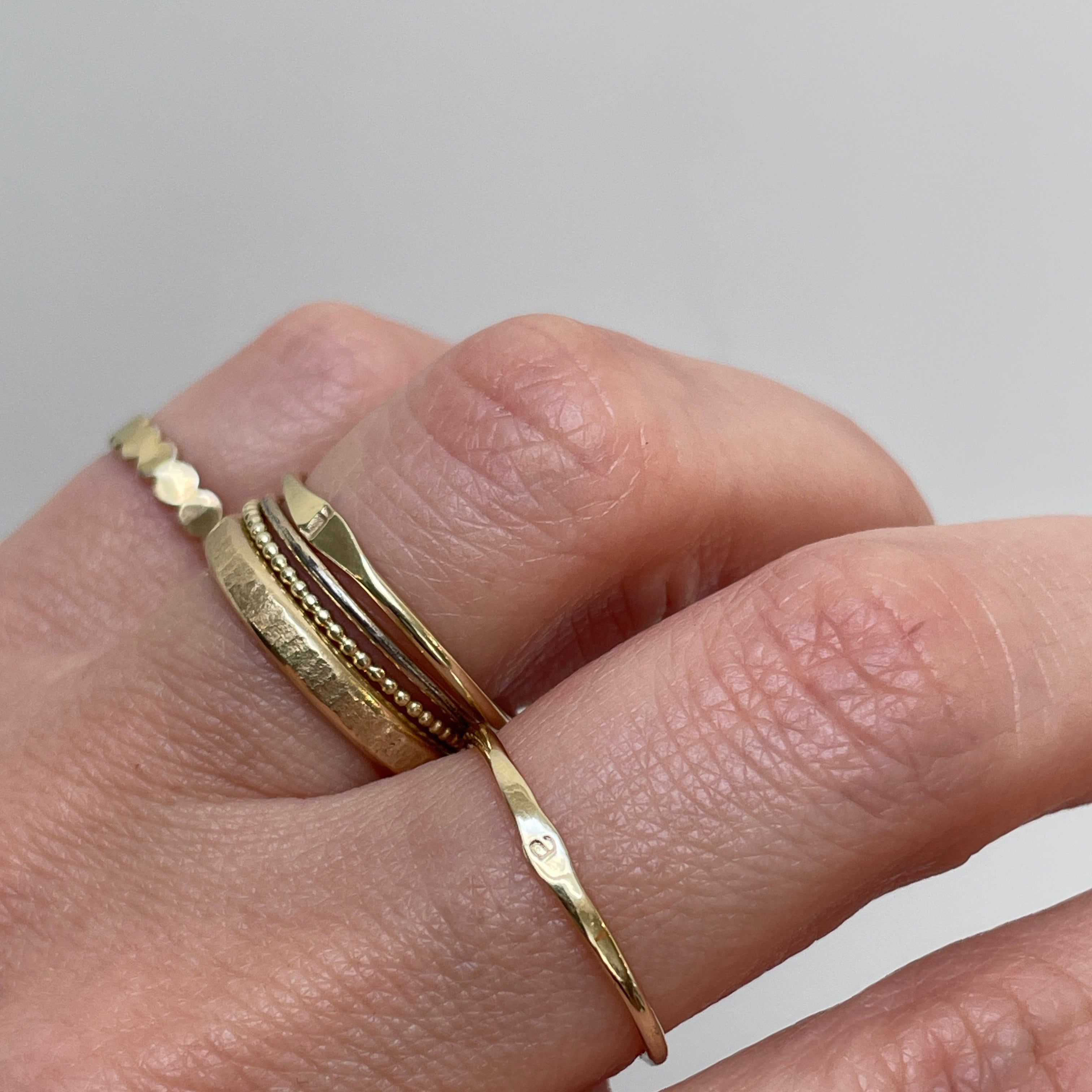 Ring 14k letter petite