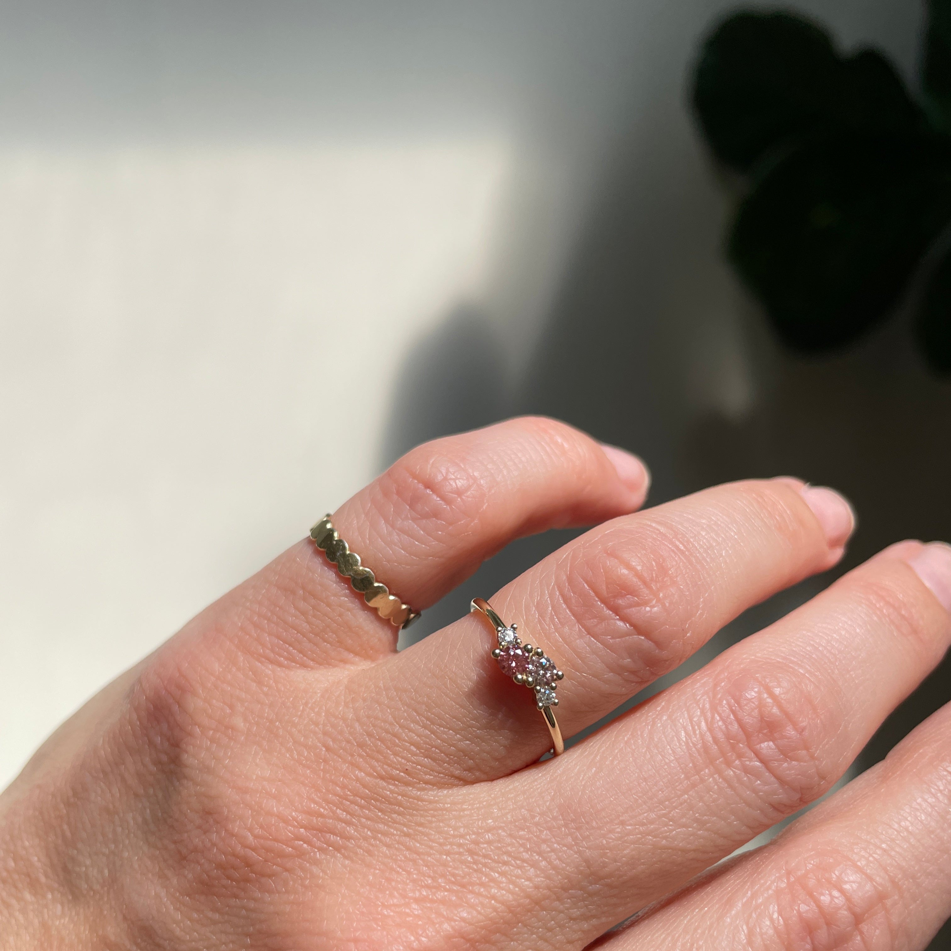 Ring 14k pink blush