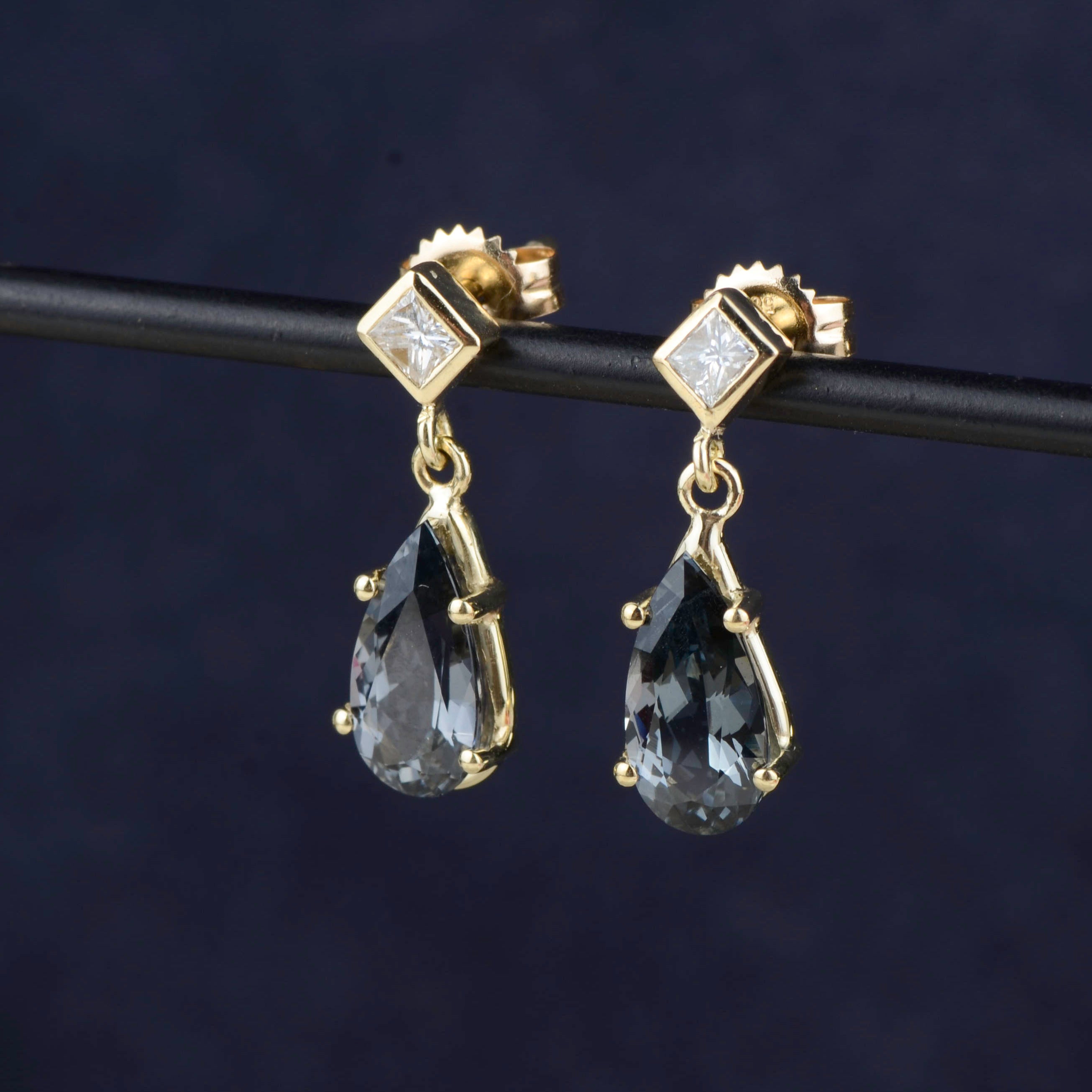 Earrings 14k forest treasure