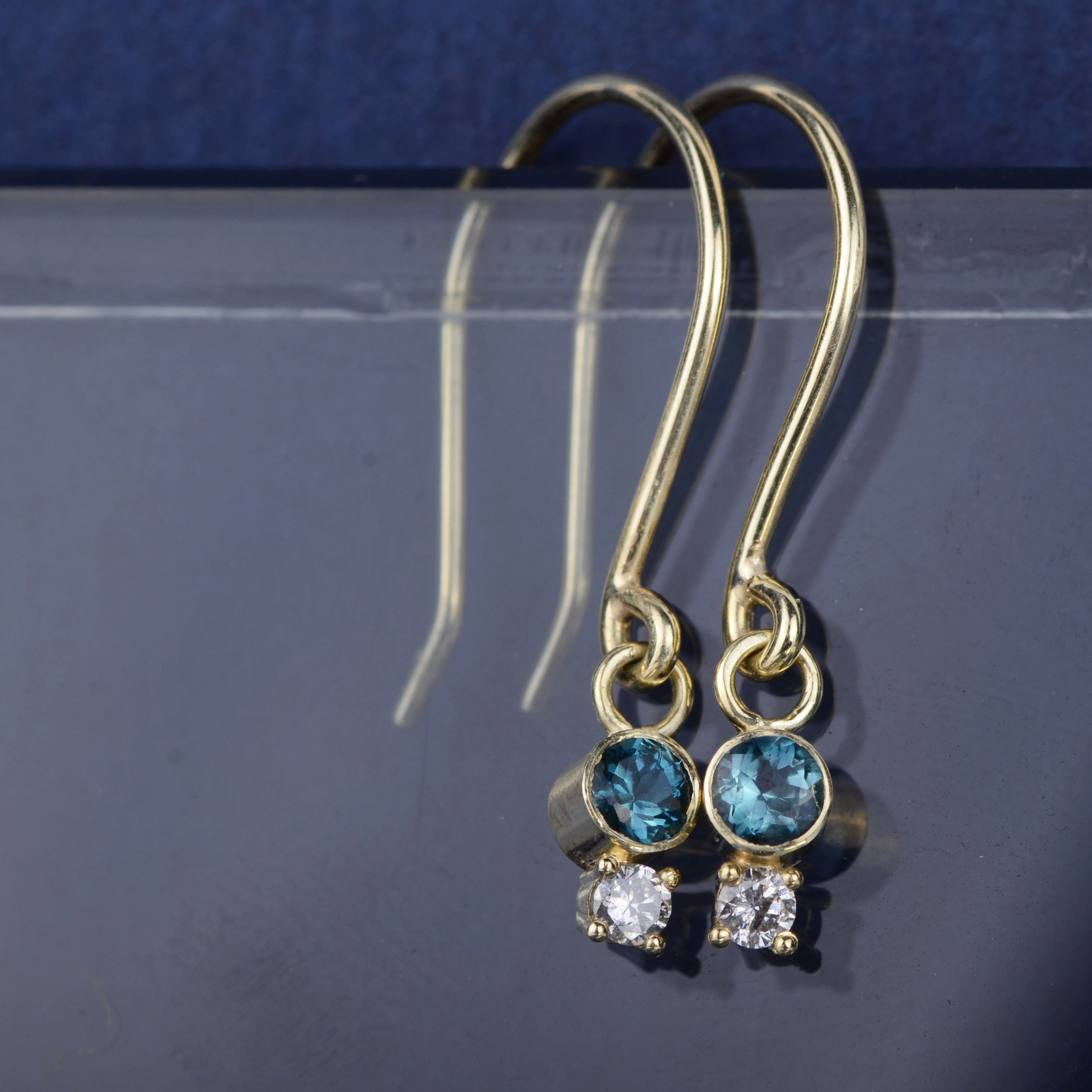 Oorbellen 14k Bouquet 'Een winters wonder'