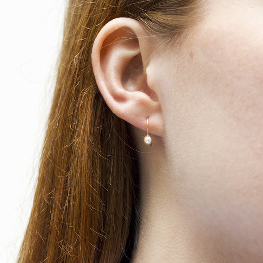 Oorbellen pearl hook