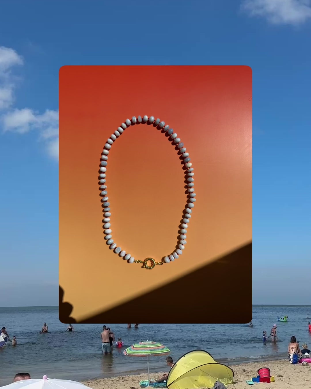 Video laden: Ketting blue opal