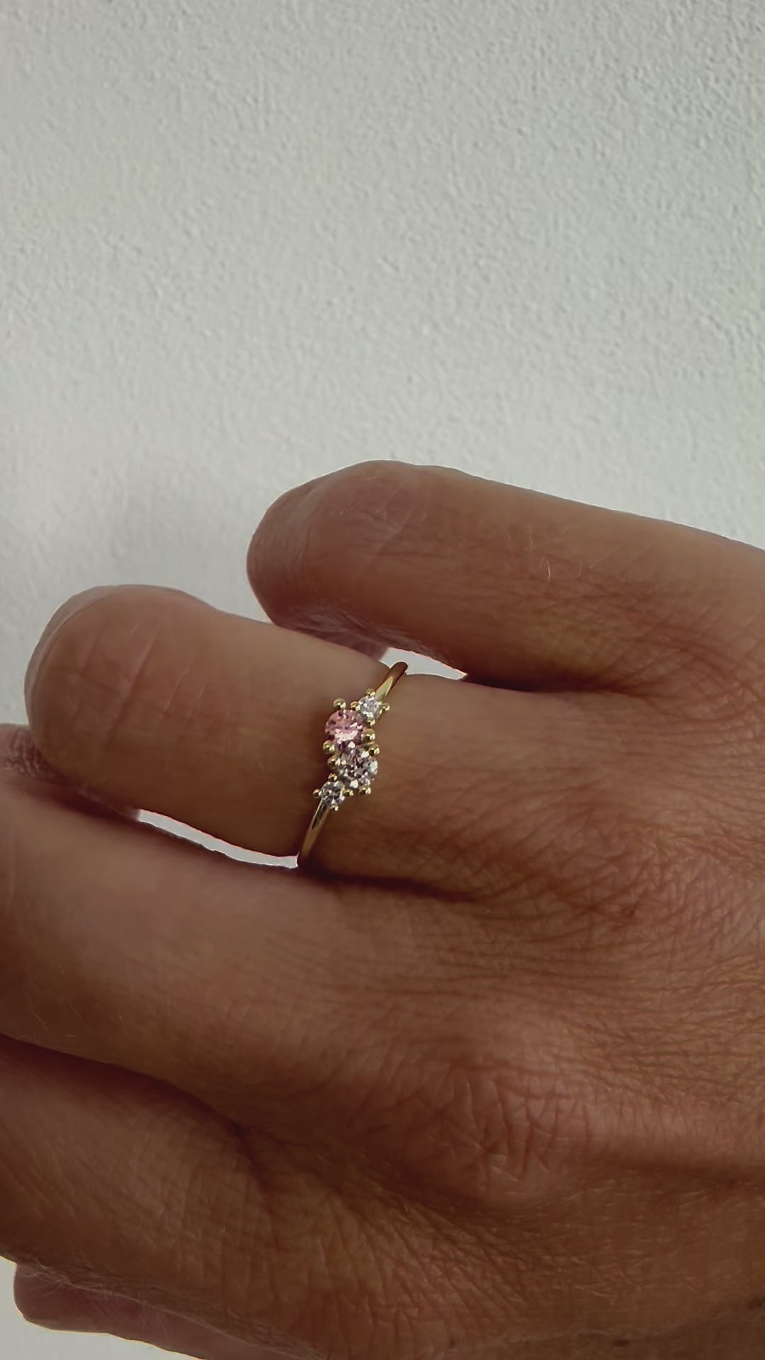 Video laden: Ring 14k pink blush
