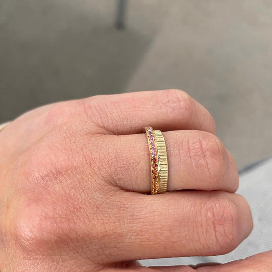 Ring 18k rainbow