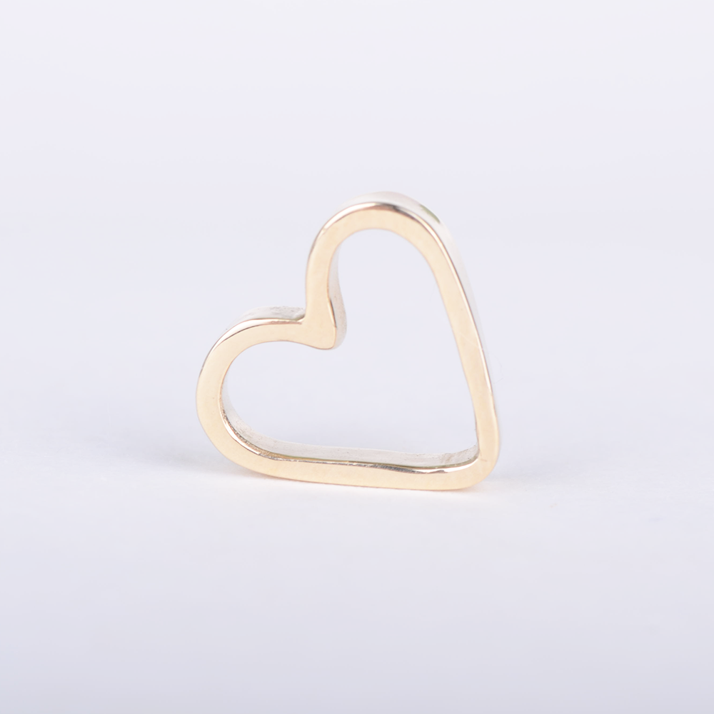Pendant 14k big heart