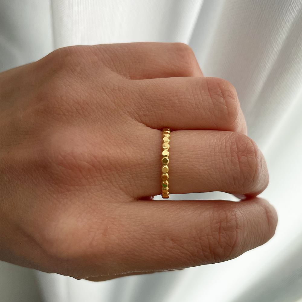 Ring flat pearl