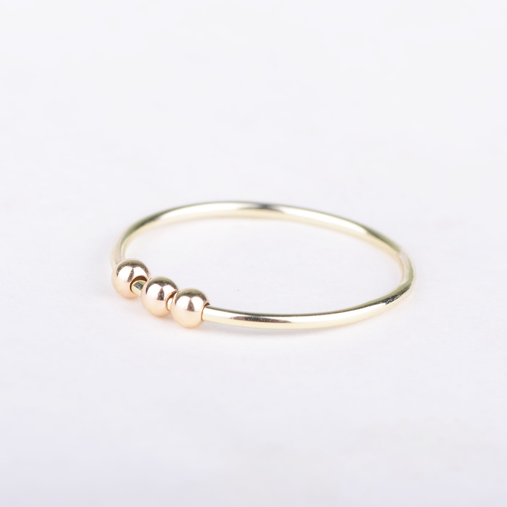 Ring 14k balls