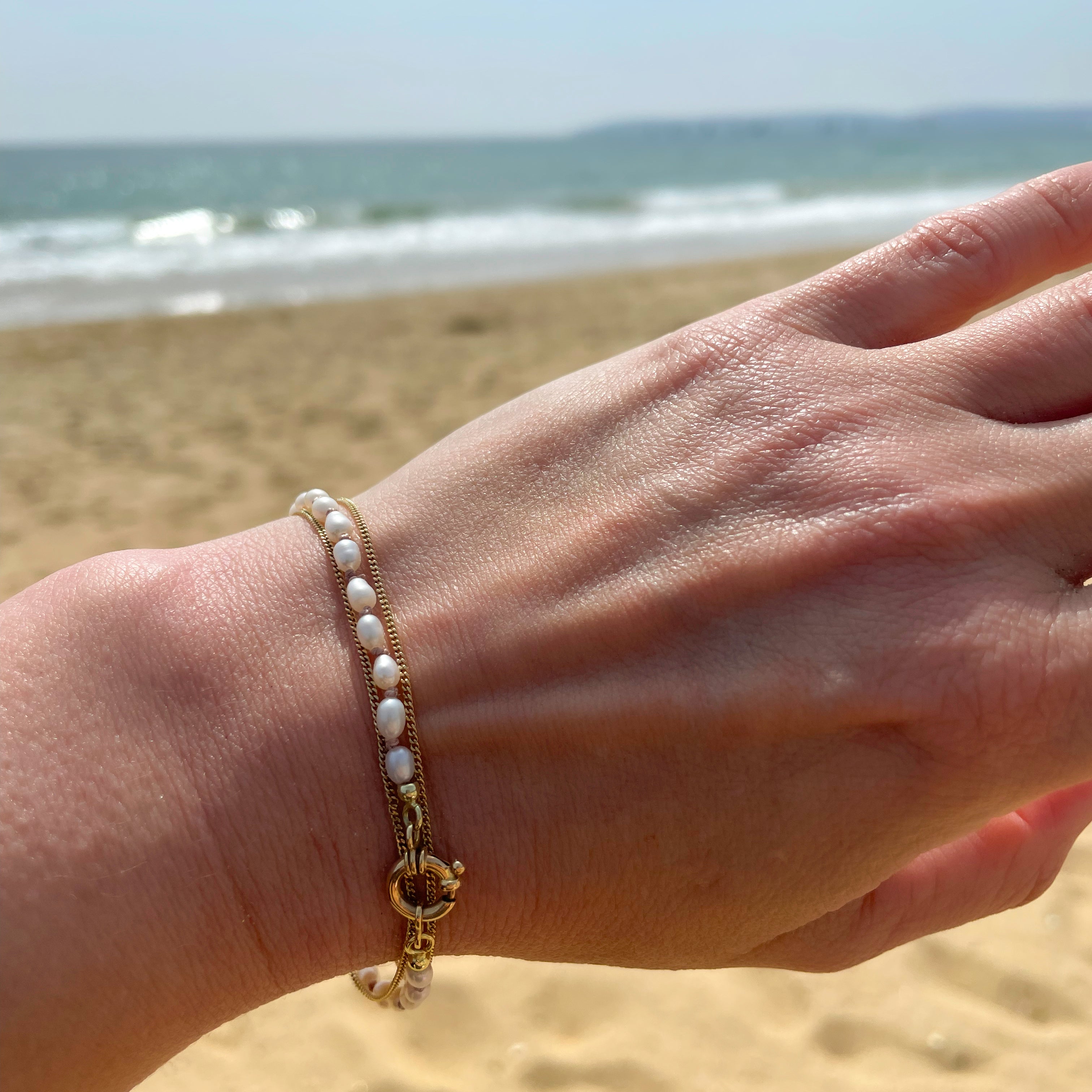 Armband 14k sweet pearls
