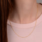 Necklace 14k bamboo
