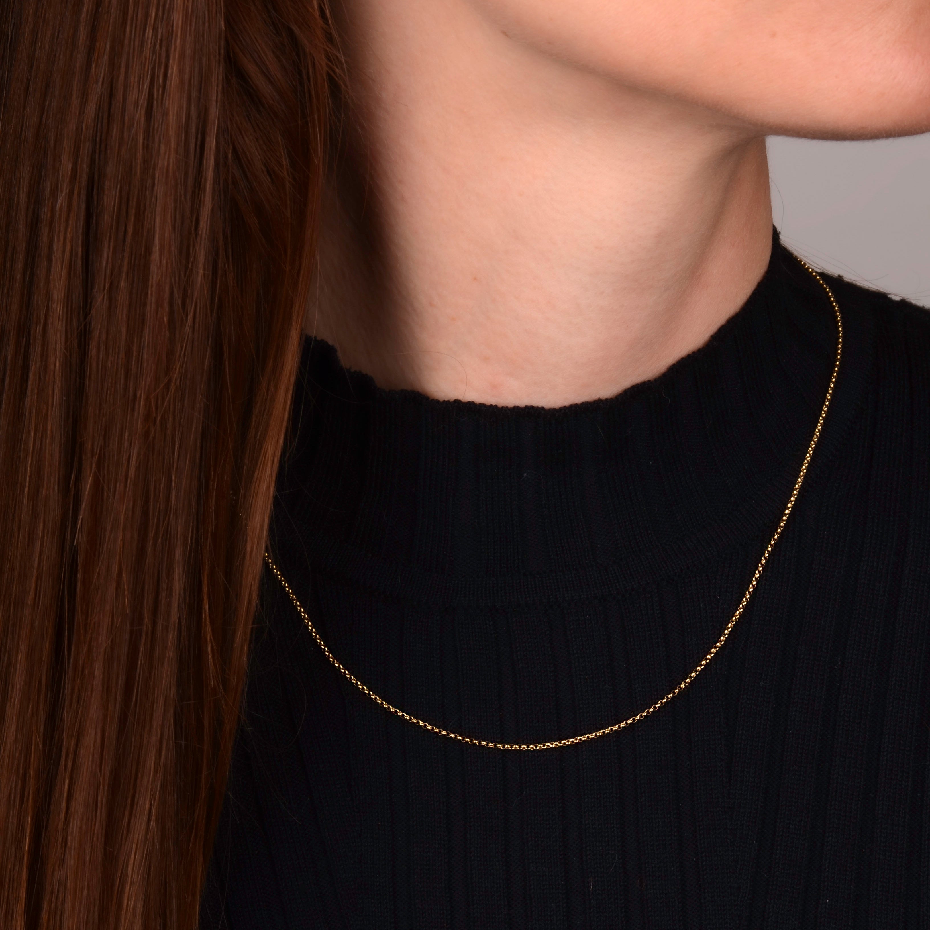 Necklace 14k jasseron