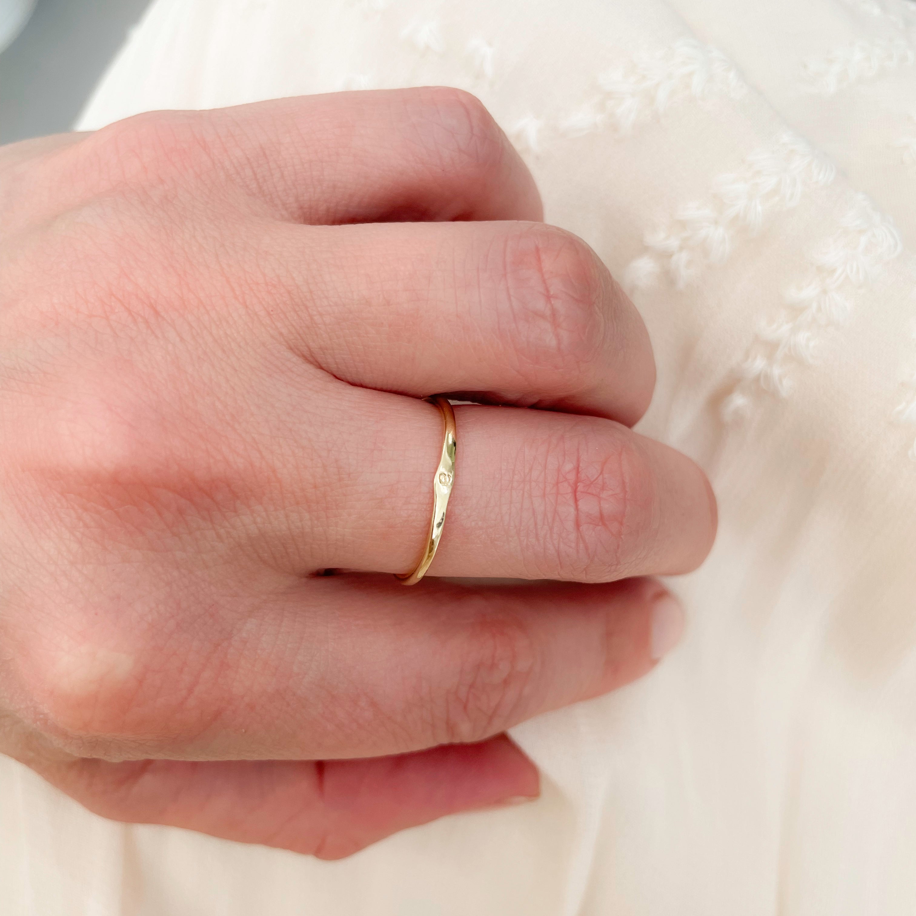 Ring 14k letter petite