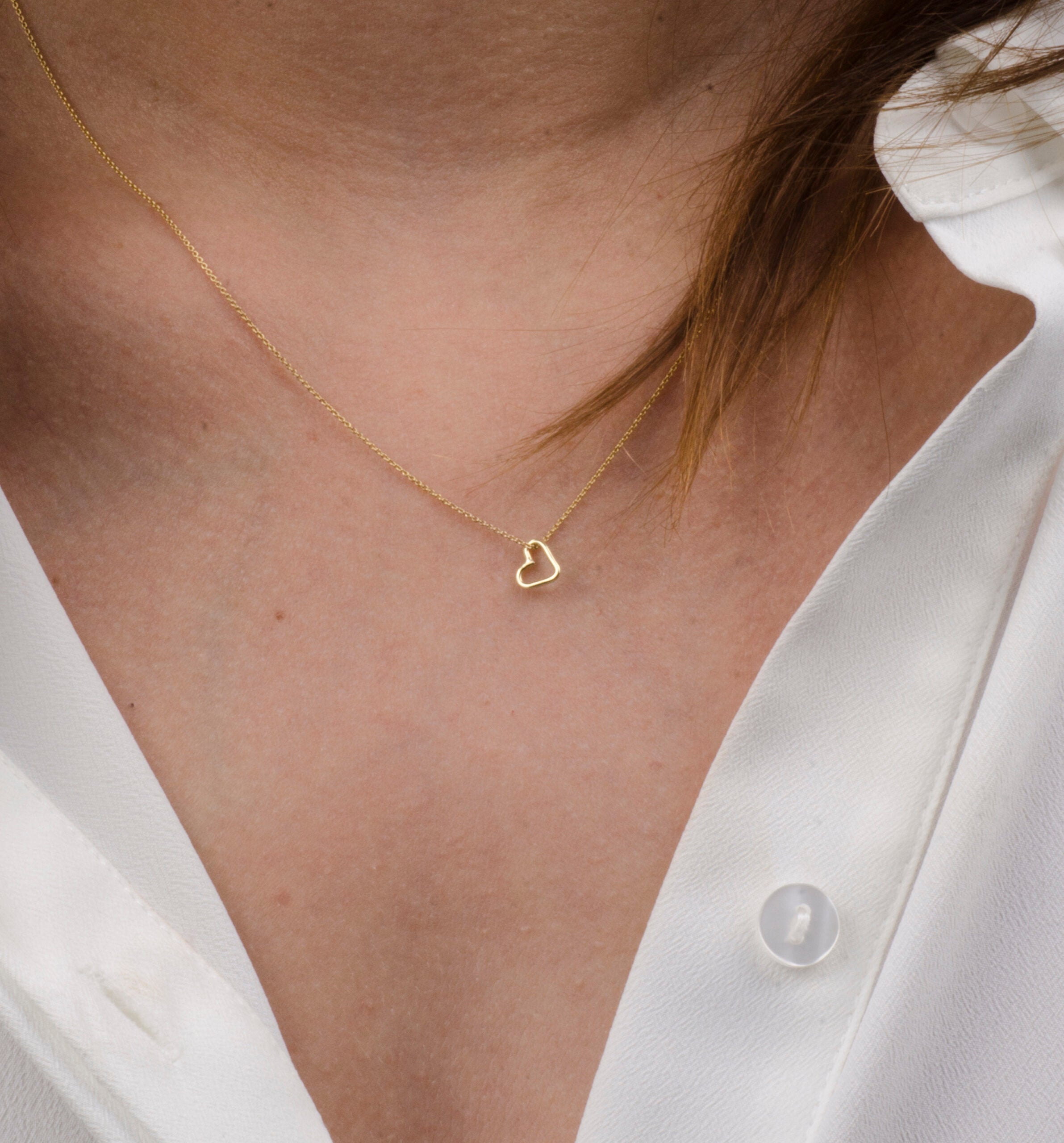Hanger 14k heart