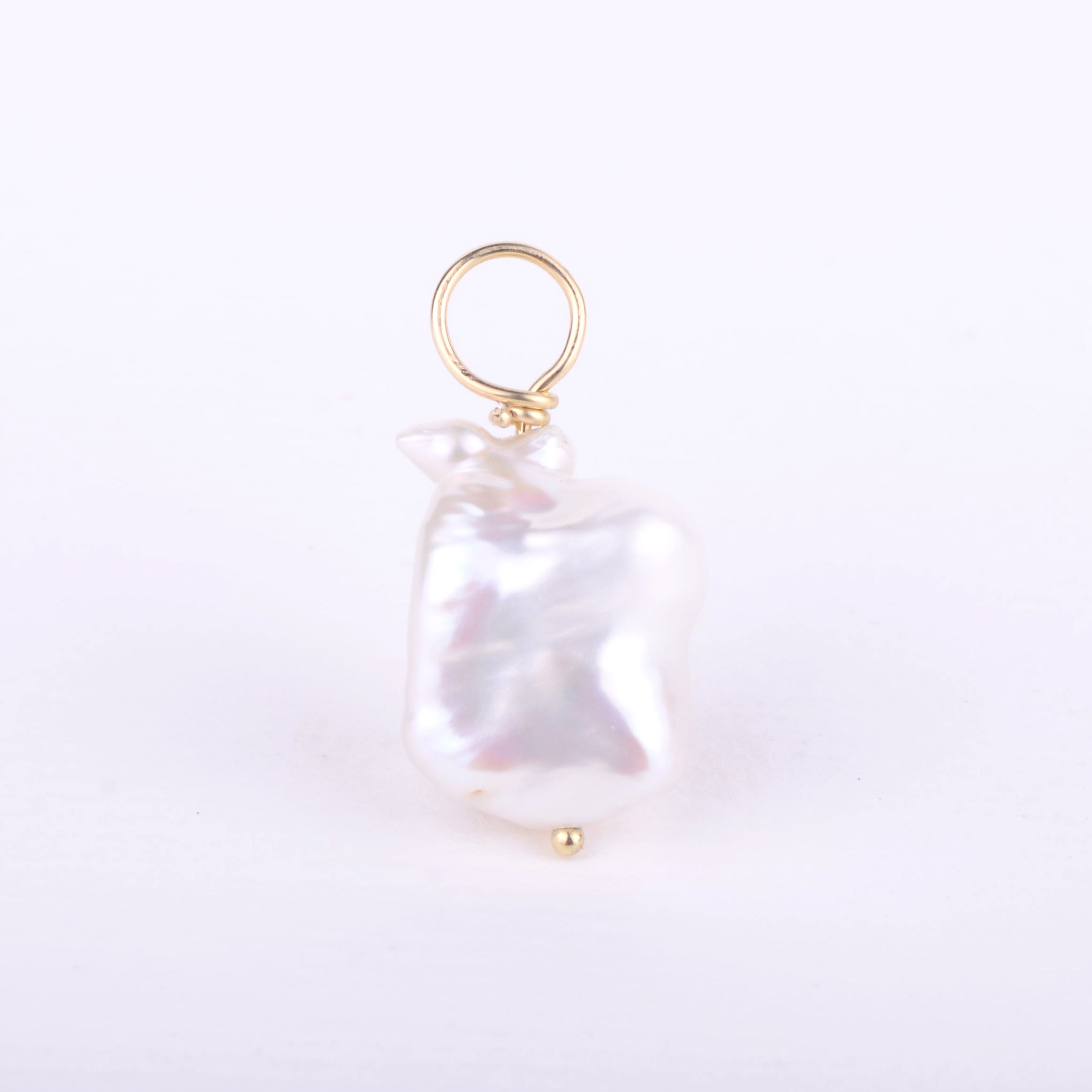 Pendant 14k keshi