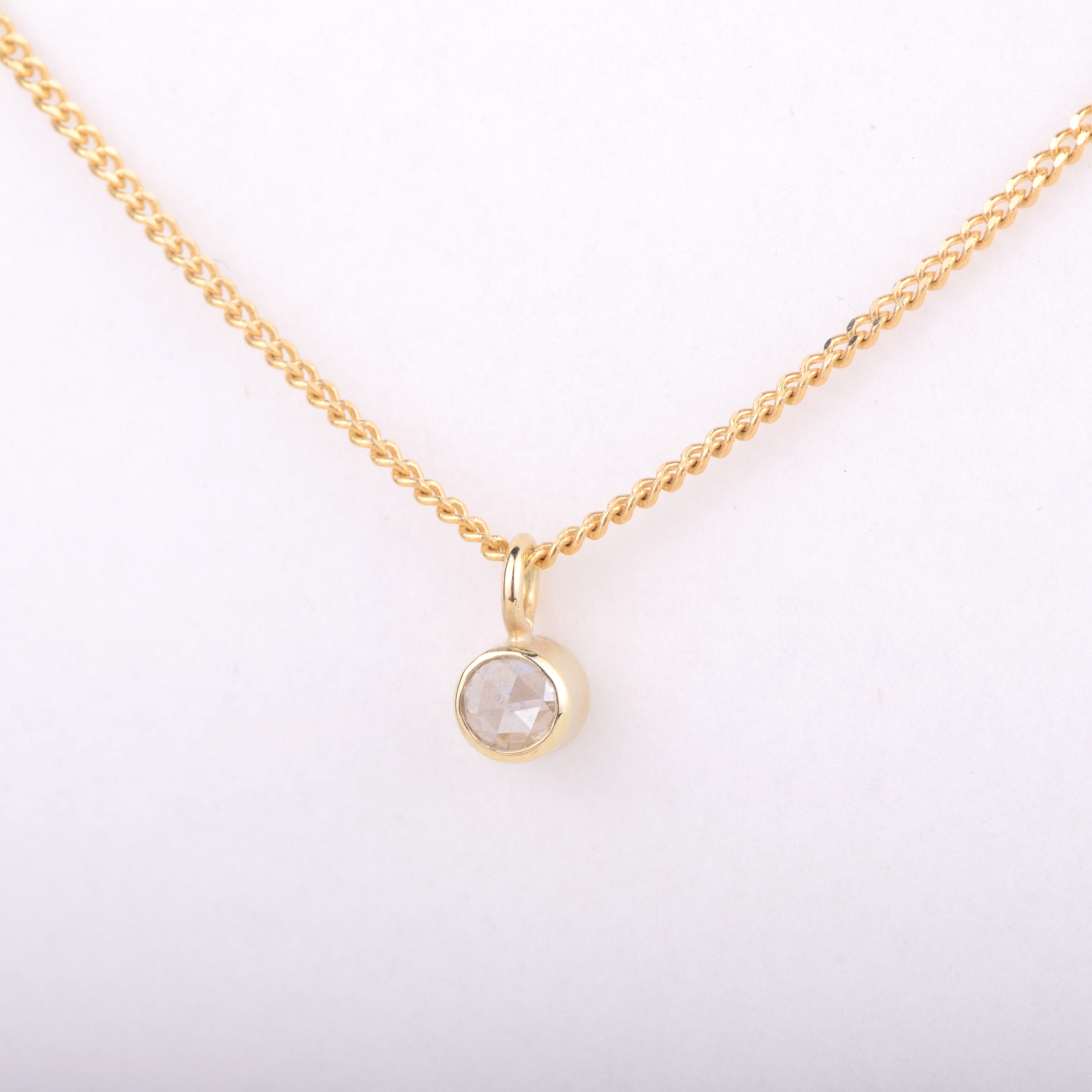 Ketting 14k in the name of the rose