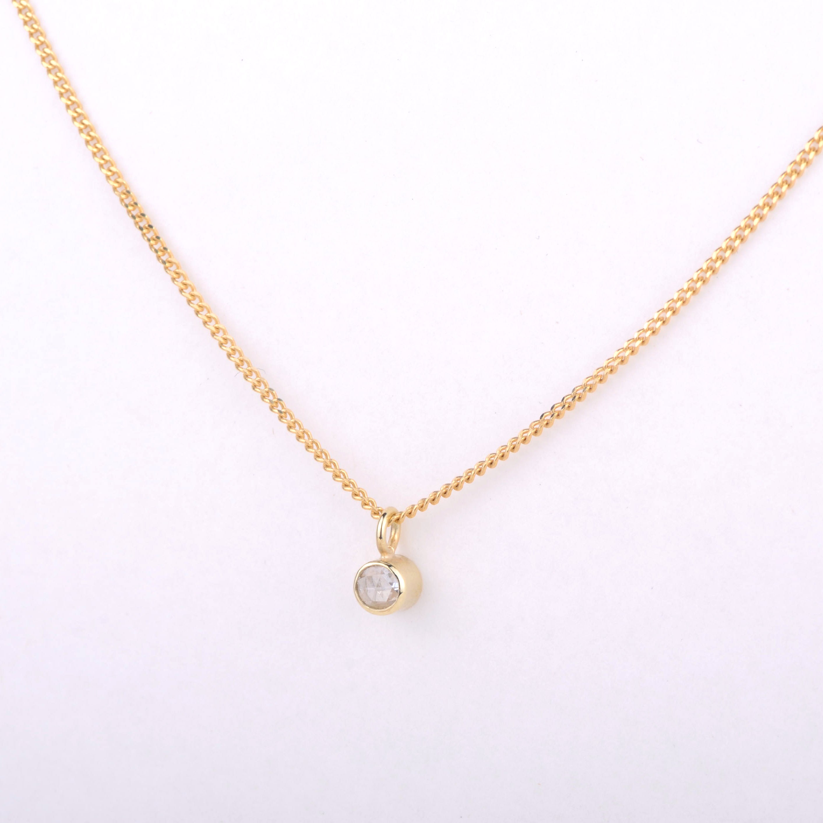 Ketting 14k in the name of the rose