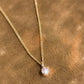 Necklace 14k in the name of the rose