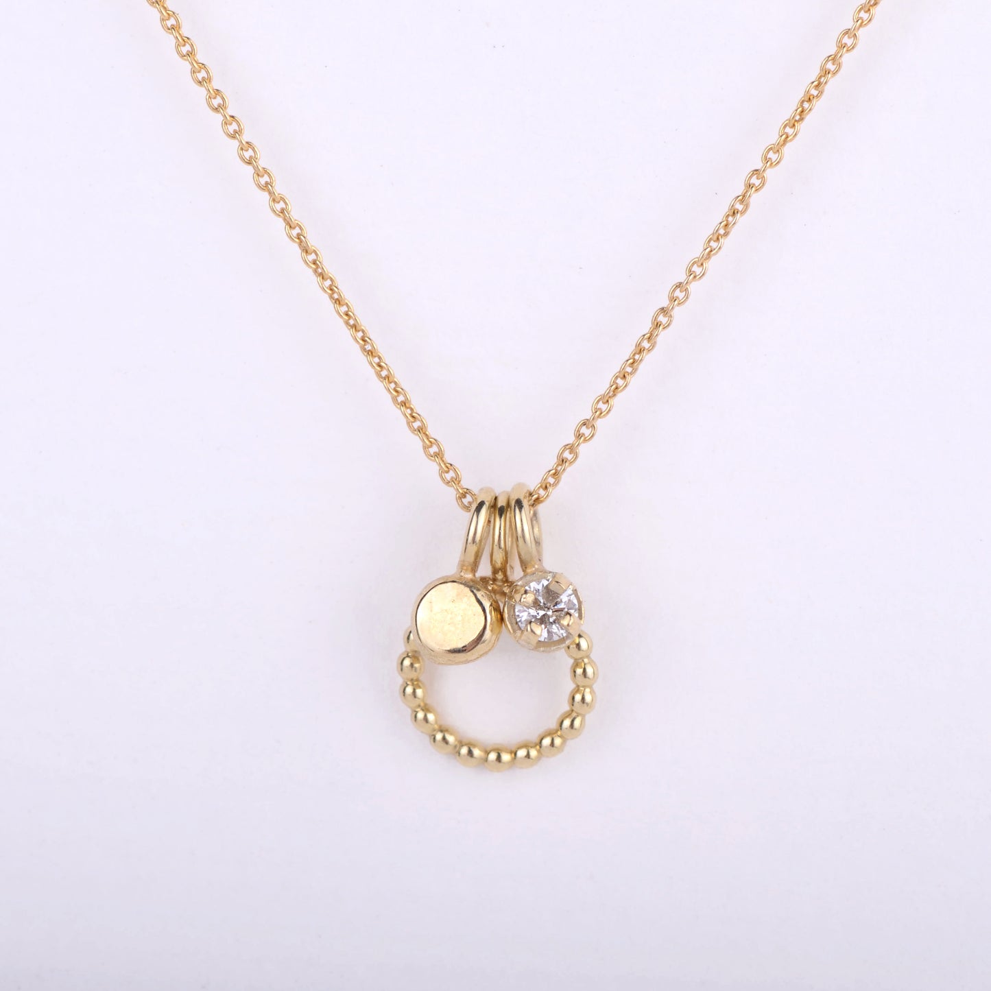 Necklace 14k pendants
