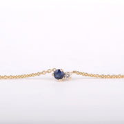 Ketting 14k sparkle indigo