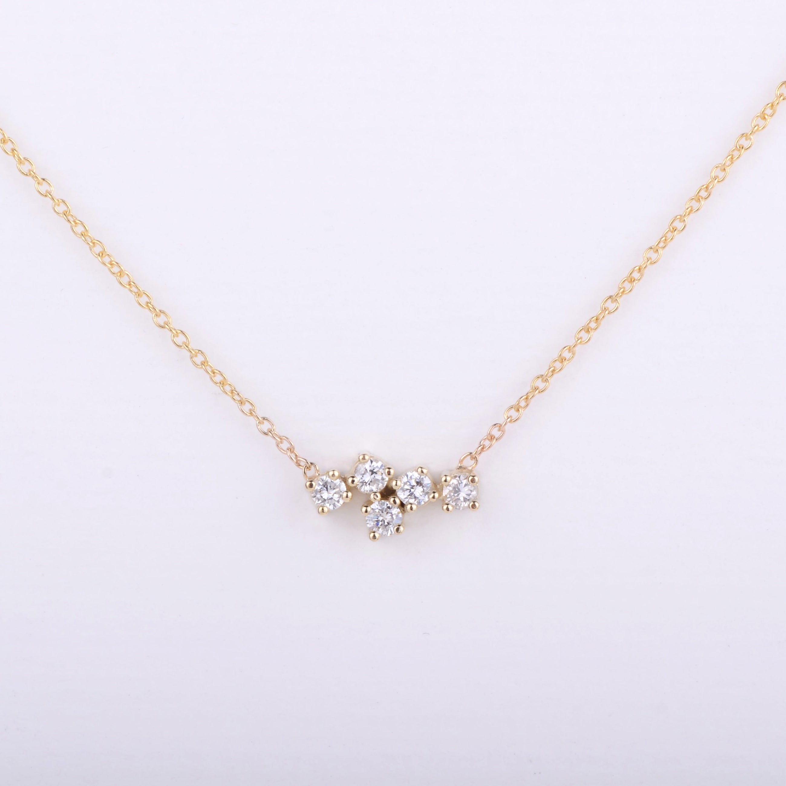 Ketting 14k starlight