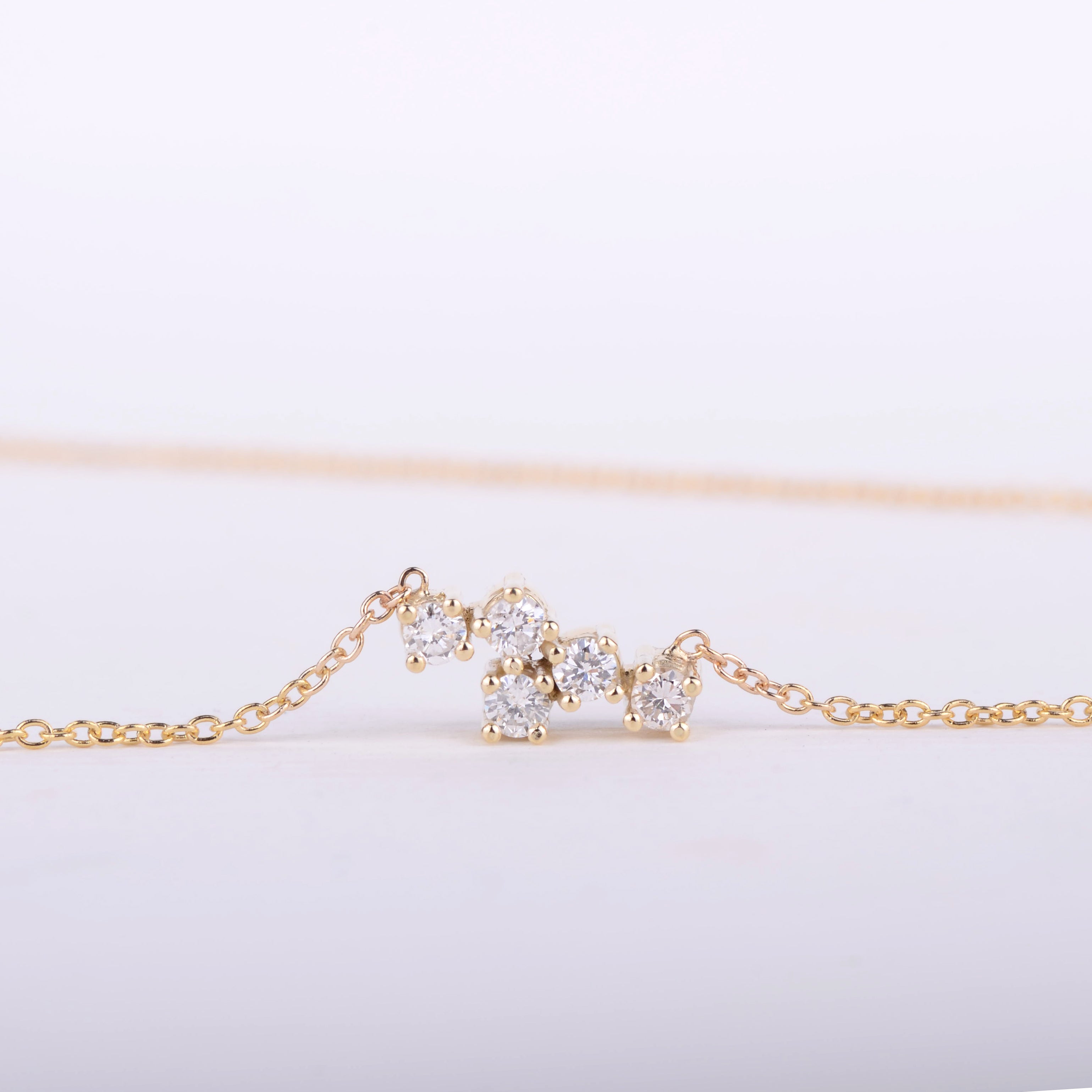 Ketting 14k starlight
