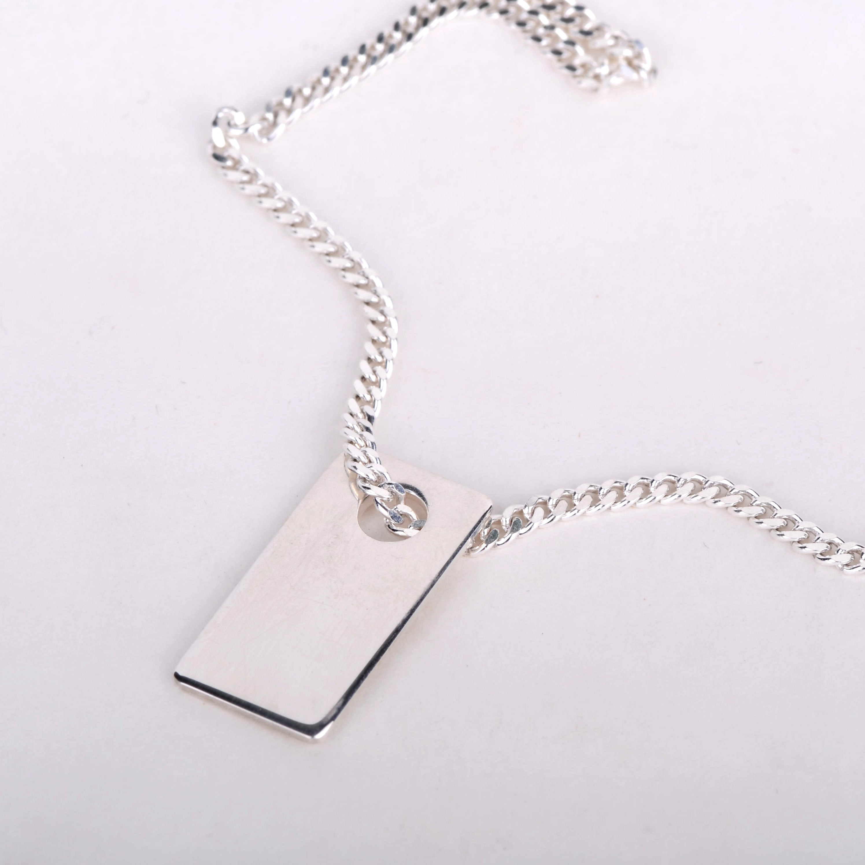 Ketting pendant rectangle