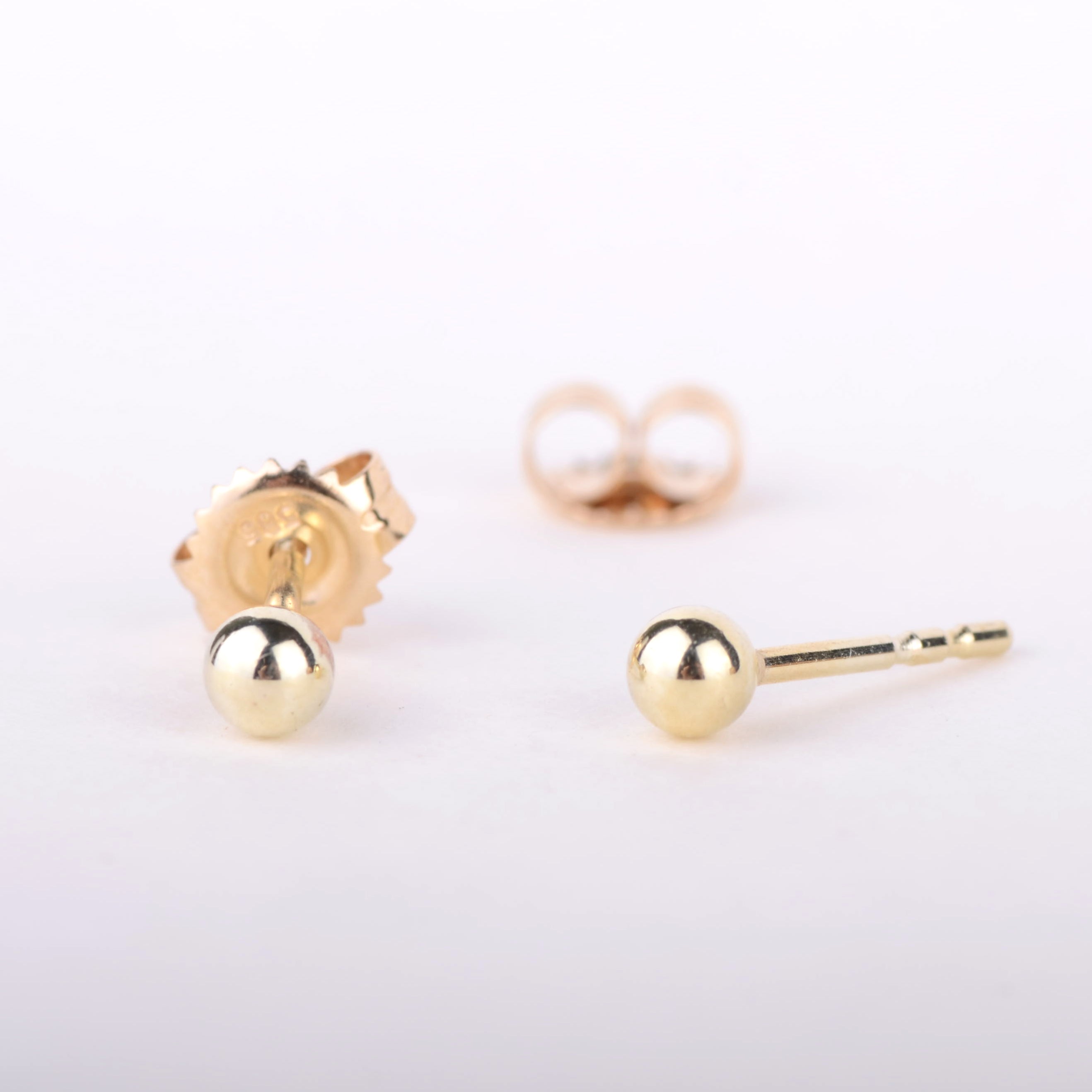Oorbellen 14k ball