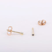 Earring 14k black