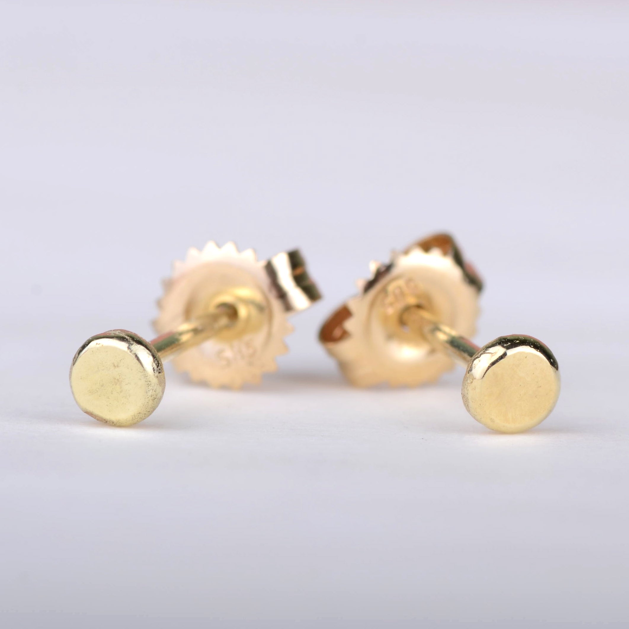 Earrings 14k coin