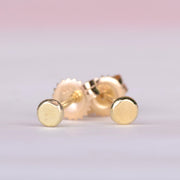 Earrings 14k coin