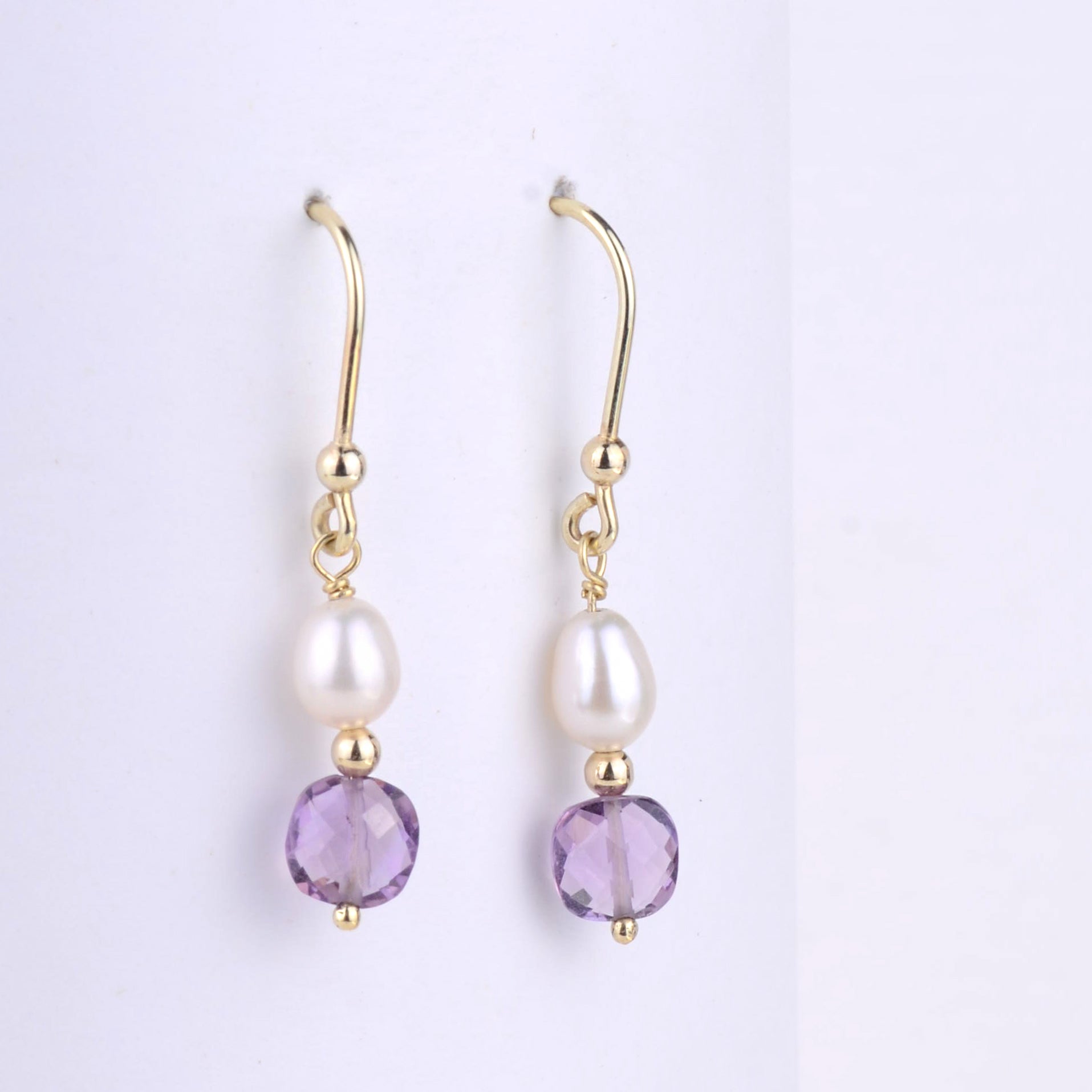 Oorbellen 14k dash of purple