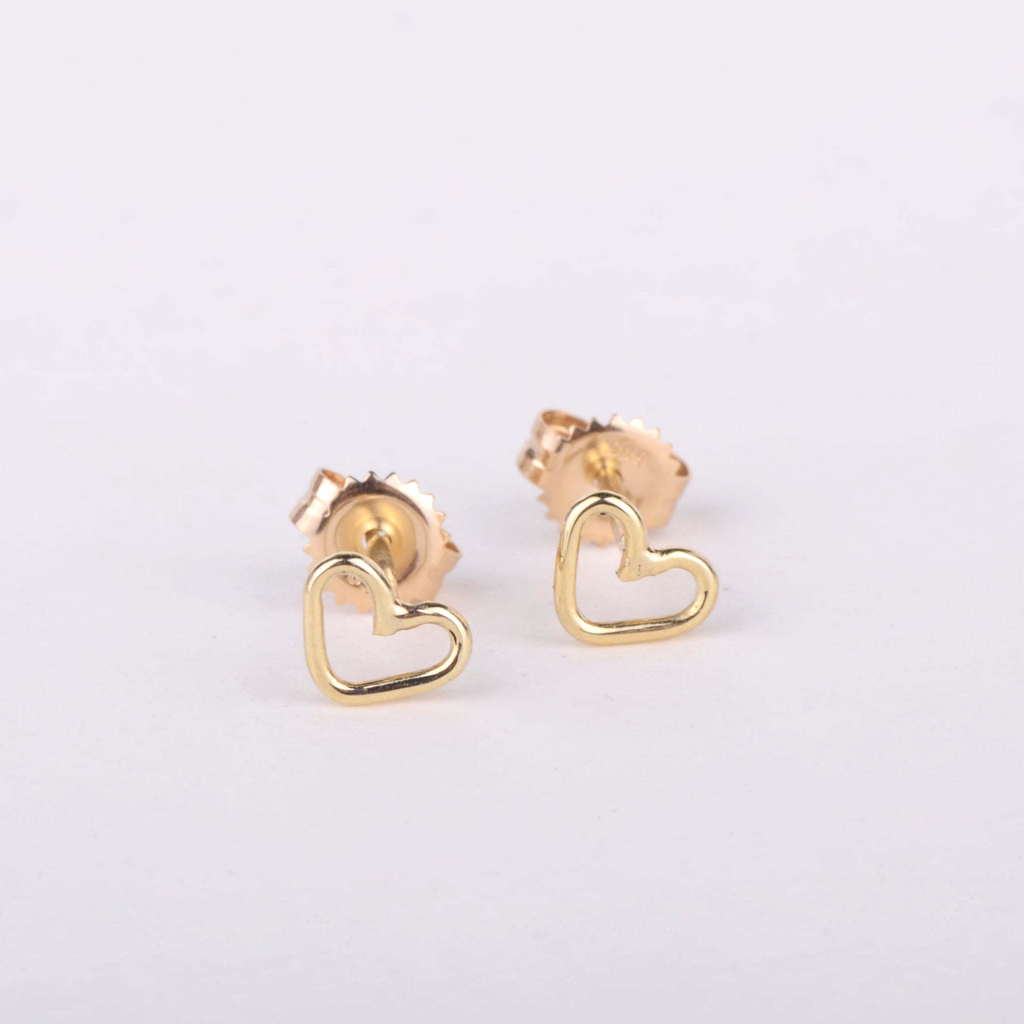 Earrings 14k heart